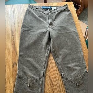 Vintage brown paisley print silver tab Levi’s 🤎🐴